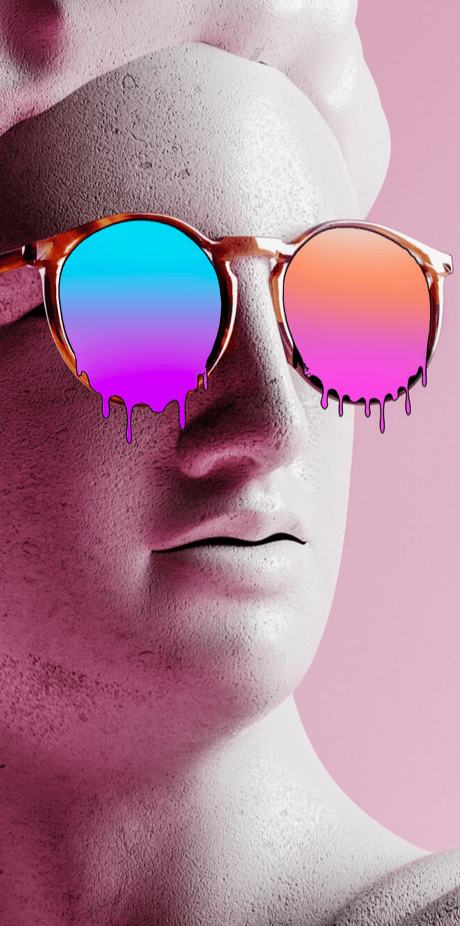 Statue representing SMR brand